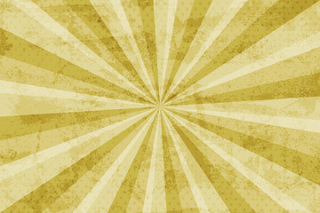 Grunge sunburst rays background vintage style, vector illustration