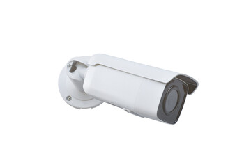 Security camera isolated on white background with clipping paths