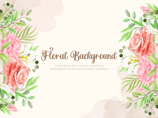 Beautifull Wedding Floral Banner Template