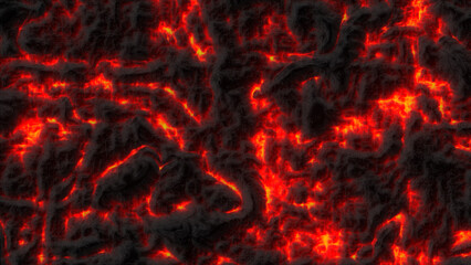 Fototapeta na wymiar Lava Magma animation loop background