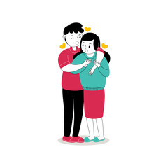 Sweet Romantic Couple Vector Pack 