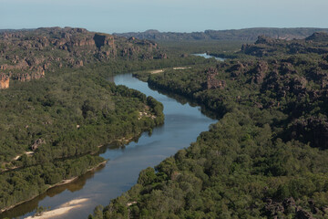 Kakadu National Park ,Northern Territory, Australia. Aerial view of Arnham land and the east Alligator river. © Grantat