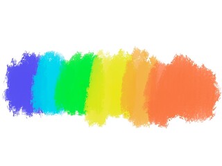 Watercolor imitation background with handwritten modern calligraphy