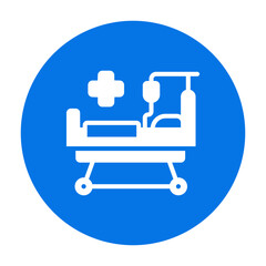 Hospital bed icon