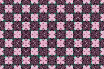 Abstract seamless patterns, geometric patterns, and batik patterns are designed for use in interior, wallpaper, fabric, curtain, carpet, clothing, Batik, satin, background, and Embroidery style.