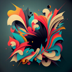 Obraz premium illustration of an background - generated with I.A technology