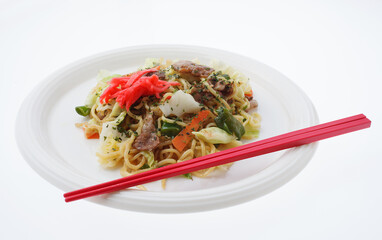 焼きそば　　スタジオ撮影