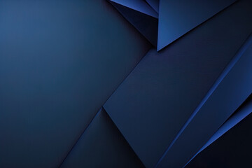 minimal dark blue background. Generative AI