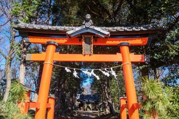 正月の鳥居