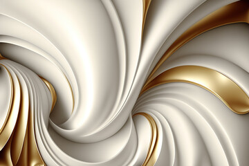 Abstract white background. Luxury wallpaper. AI	