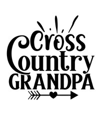 Cross Country grandpa svg