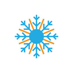 Air conditioner logo icon