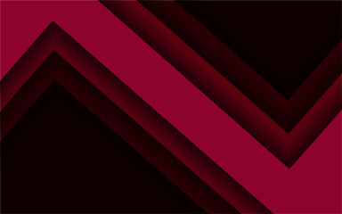Obraz premium Papercut red color background vector