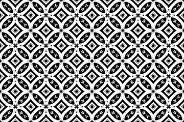 Abstract seamless patterns, geometric patterns, and batik patterns are designed for use in interior, wallpaper, fabric, curtain, carpet, clothing, Batik, satin, background, and Embroidery style.