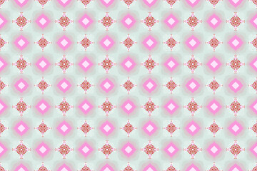 Abstract seamless patterns, geometric patterns, and batik patterns are designed for use in interior, wallpaper, fabric, curtain, carpet, clothing, Batik, satin, background, and Embroidery style.