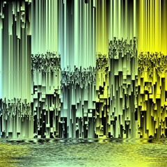 Abstract modern glitch background. Futuristic neon with distorted effect for digital wallpaper