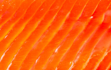 Salmon red fish fillet as a background.