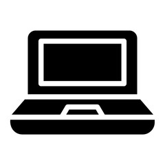 laptop glyph icon