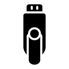 pendrive glyph icon