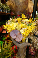 Color Life Natural Dried Flower Bouquet ,Natural Flowers Bouquet Daisies .Dried Daisies, Home Furnishings,DYI Flower Arrangement