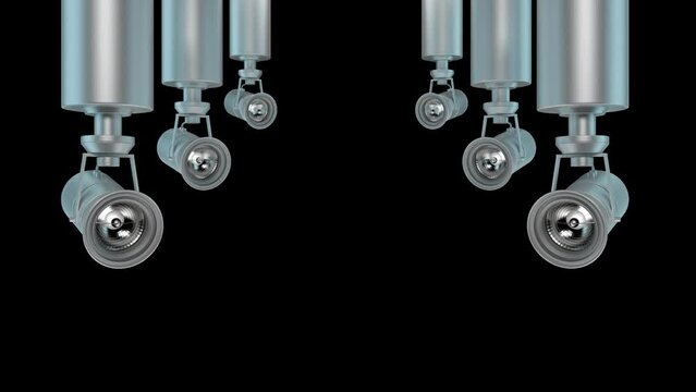 Concert venue lighting fixtures