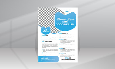 Medical Health Care Flyer design for Hospital Promotion