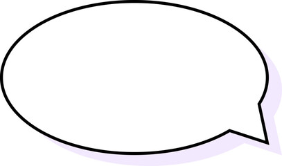 white speech bubble, quotes box, text box, frame talk, chat box, conversation bubble decoration