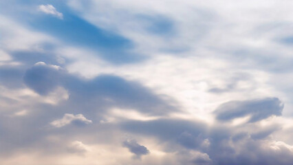white cloud on Clear blue sky