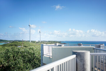 西平安名崎の展望台 宮古島