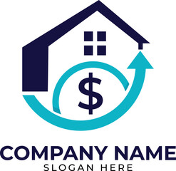 Real estate invest logo template