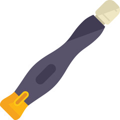 Tablet screwdriver icon flat vector. Mobile phone. Broken service isolated