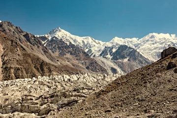 Cercles muraux Nanga Parbat Summit of Nanga Parbat mountain, base camp trek, Pakistan