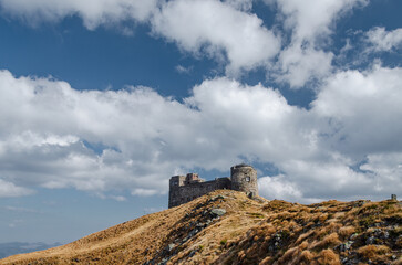 Ancient castle on the mountain top
