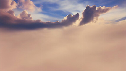 Beautiful sunset sky and dramatic sky