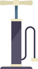 Classic air pump icon flat vector. Air pump. Car compressor isolated