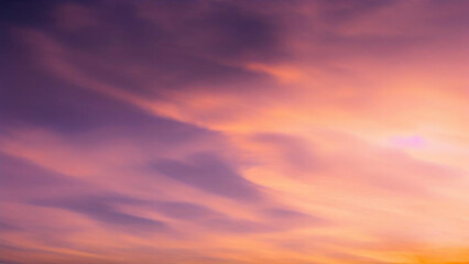 Beautiful sunset sky and dramatic sky