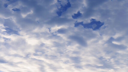 white cloud on blue sky