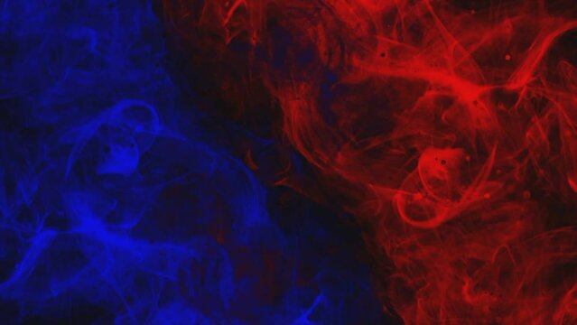 Animation motion of versus fight competition smoke motion