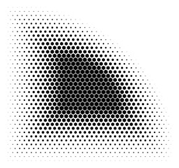 Hexagonal shape background