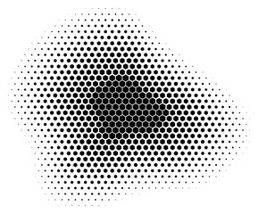 Hexagonal shape background