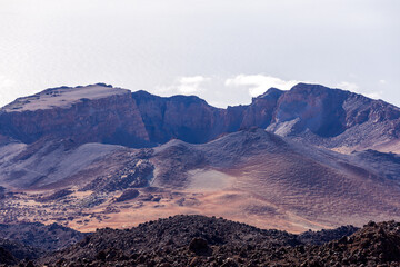 Pico Viejo Close-up View from Atop Mount Teide