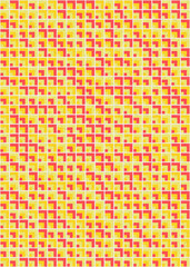 Fototapeta premium Abstract Geometric Pattern generative computational art illustration