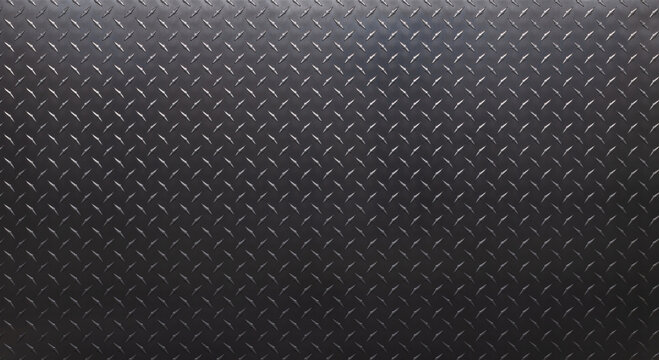 dark metal background, iron texture with diamond pattern