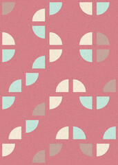 Abstract Geometric Pattern generative computational art illustration