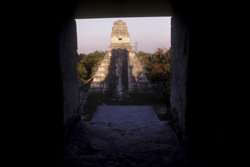 Mayan ruins at Tikal, Guatemala.