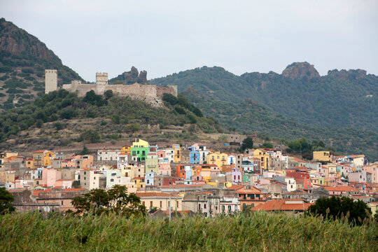 town in the hills in Sardinia