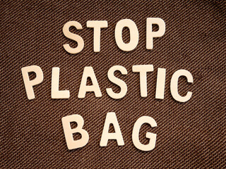 Stop plastic bag