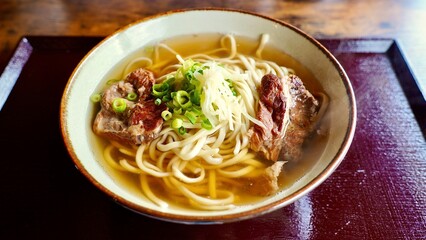 琉球名物である沖縄そば
