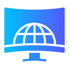 tv gradient icon