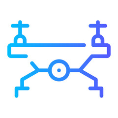drone gradient icon